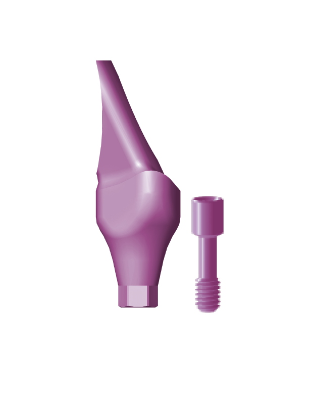 EAIS25/10.0 Angled abutment for incisors 25°, standard platform