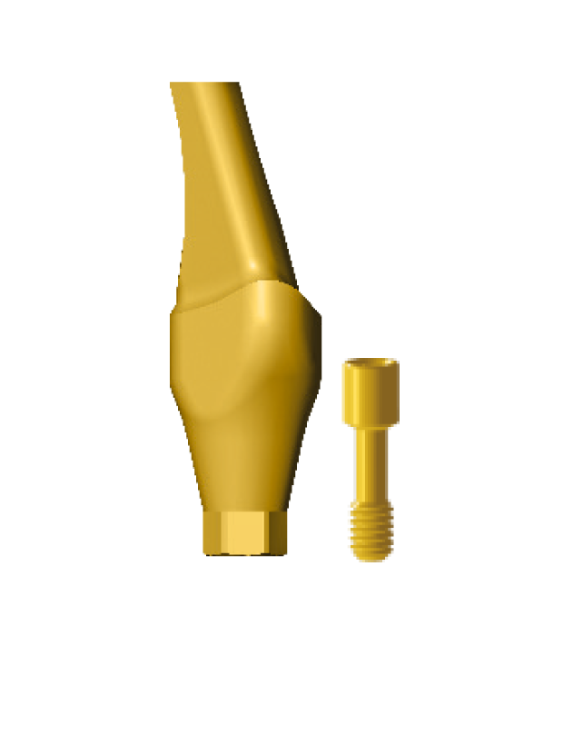 EAIS15/10.0 Angled abutment for incisors 15°, standard platform