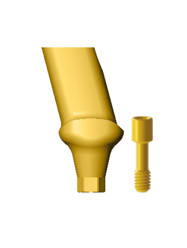 EAPB25/9.0 Angled abutment for molars 25°, wide platform