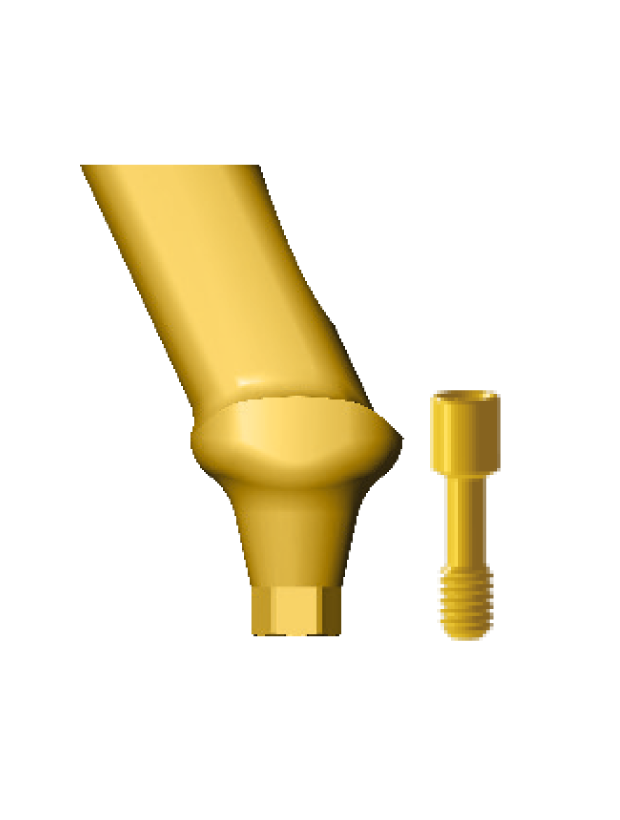 EACS25/9.0 Angled abutment for canines 25°, standard platform