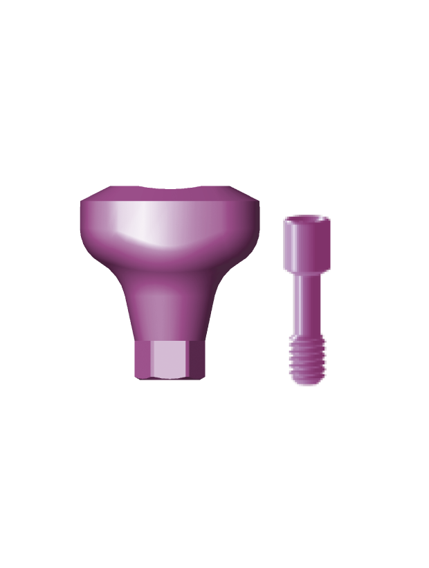 GFPB2.25 Healing abutment for molars, wide platform